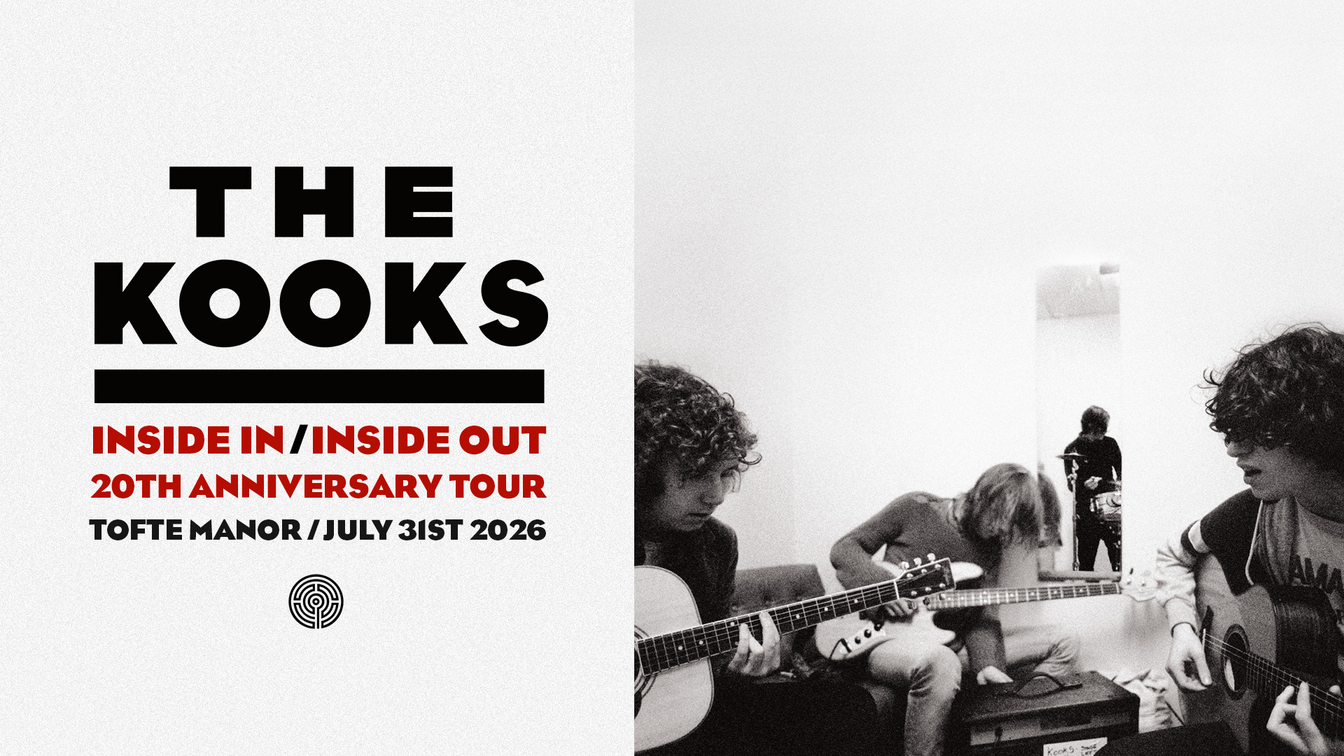 The Kooks Inside In / Inside Out 20 year anniversary tour  - Tofte Manor - 03 Jul 2026