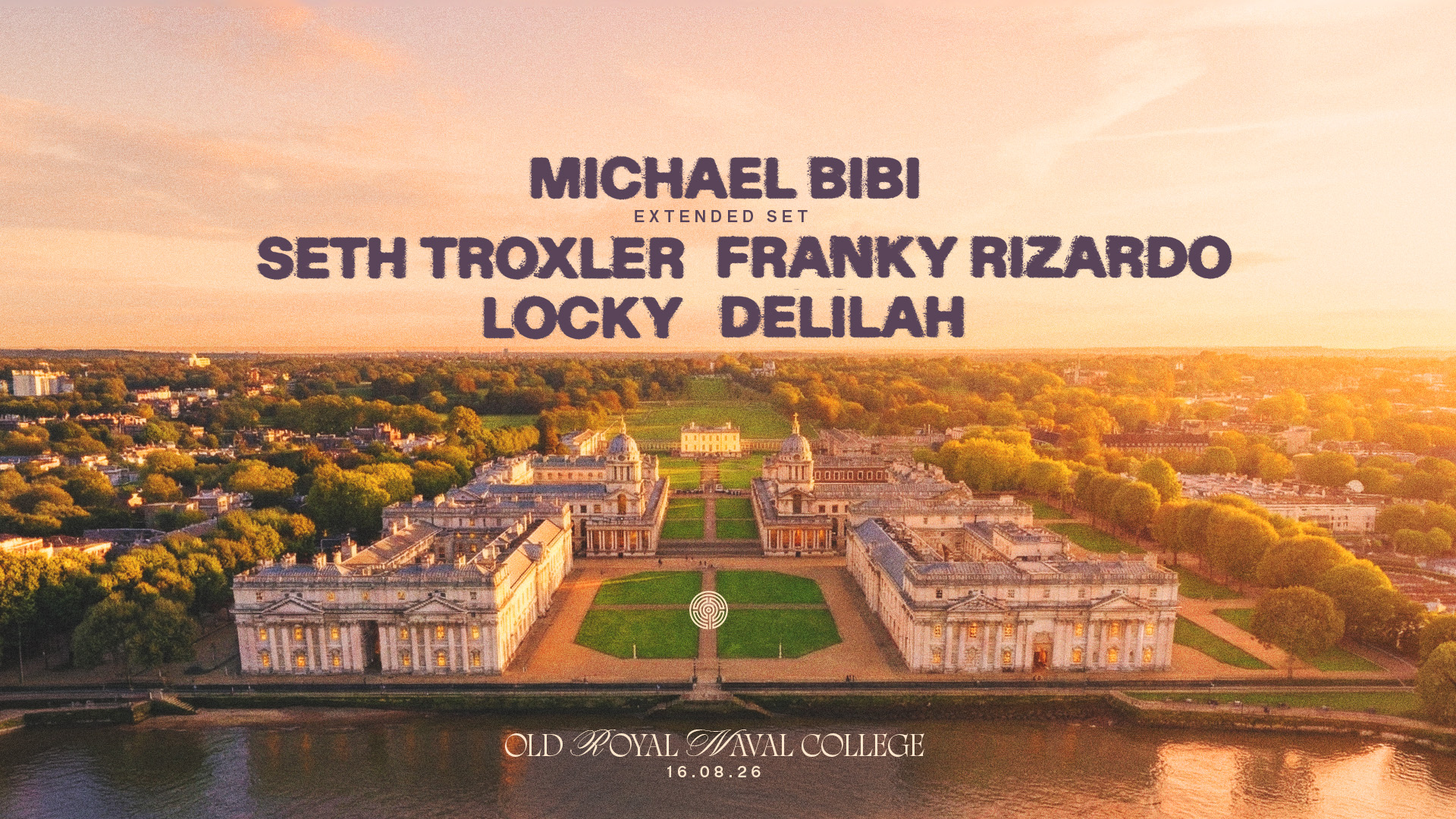 Michael Bibi on the Thames - Old Royal Naval College - 16 Aug 2026