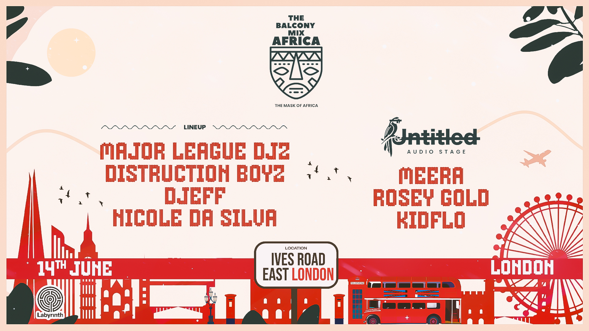 Major League DJz Balcony Mix Block Party - Ives Road  - 14 Jun 2026