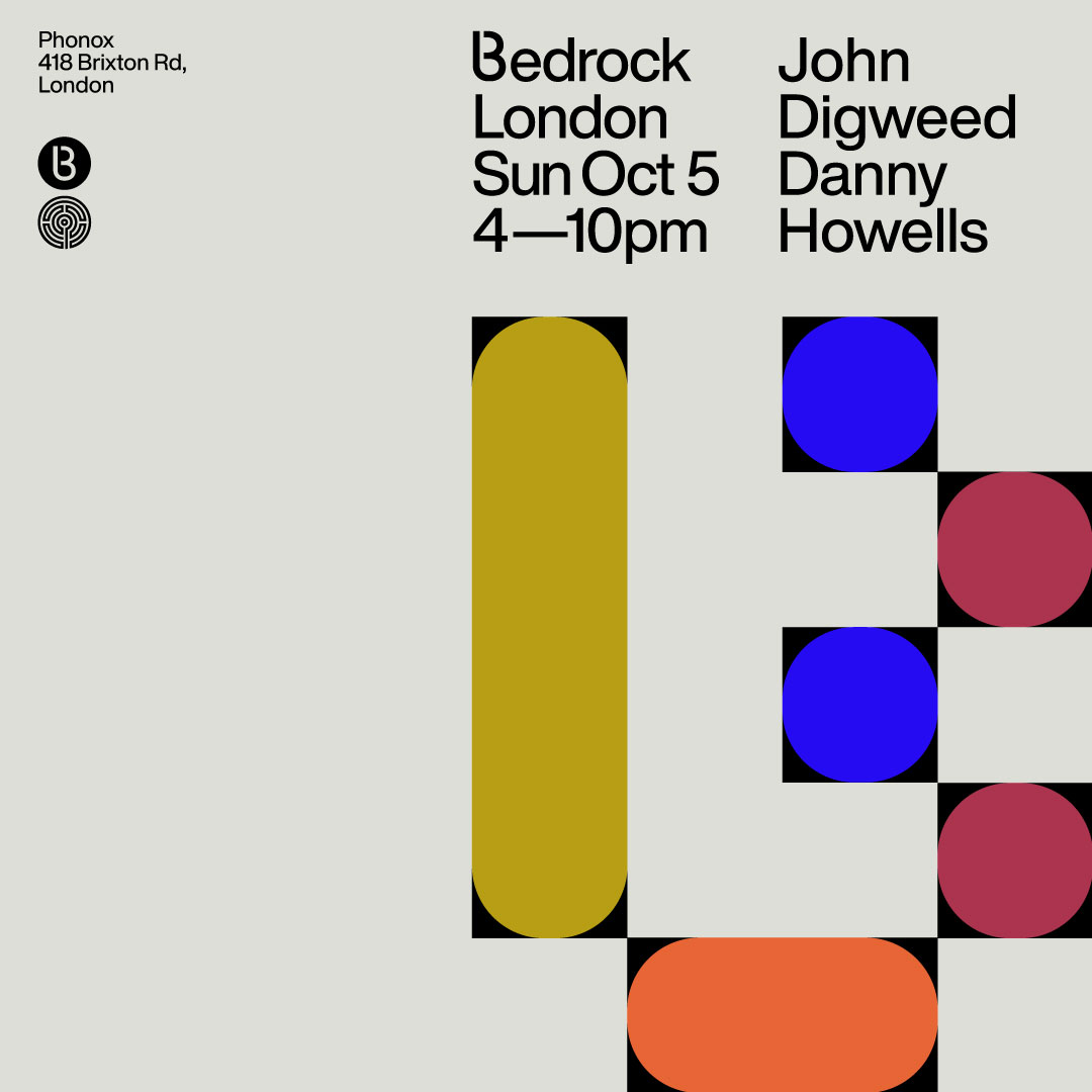 John Digweed presents Bedrock  - Phonox - 05 Oct 2025