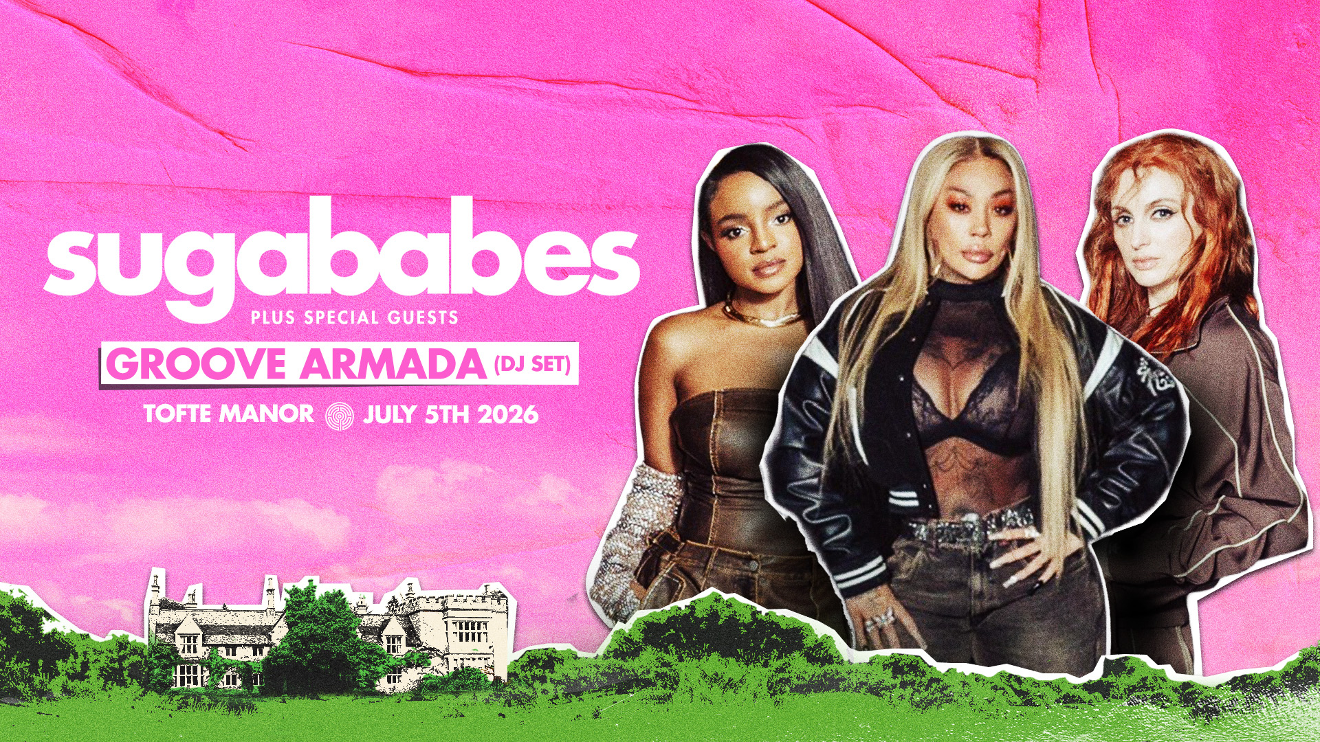 Plus special guests: Groove Armada