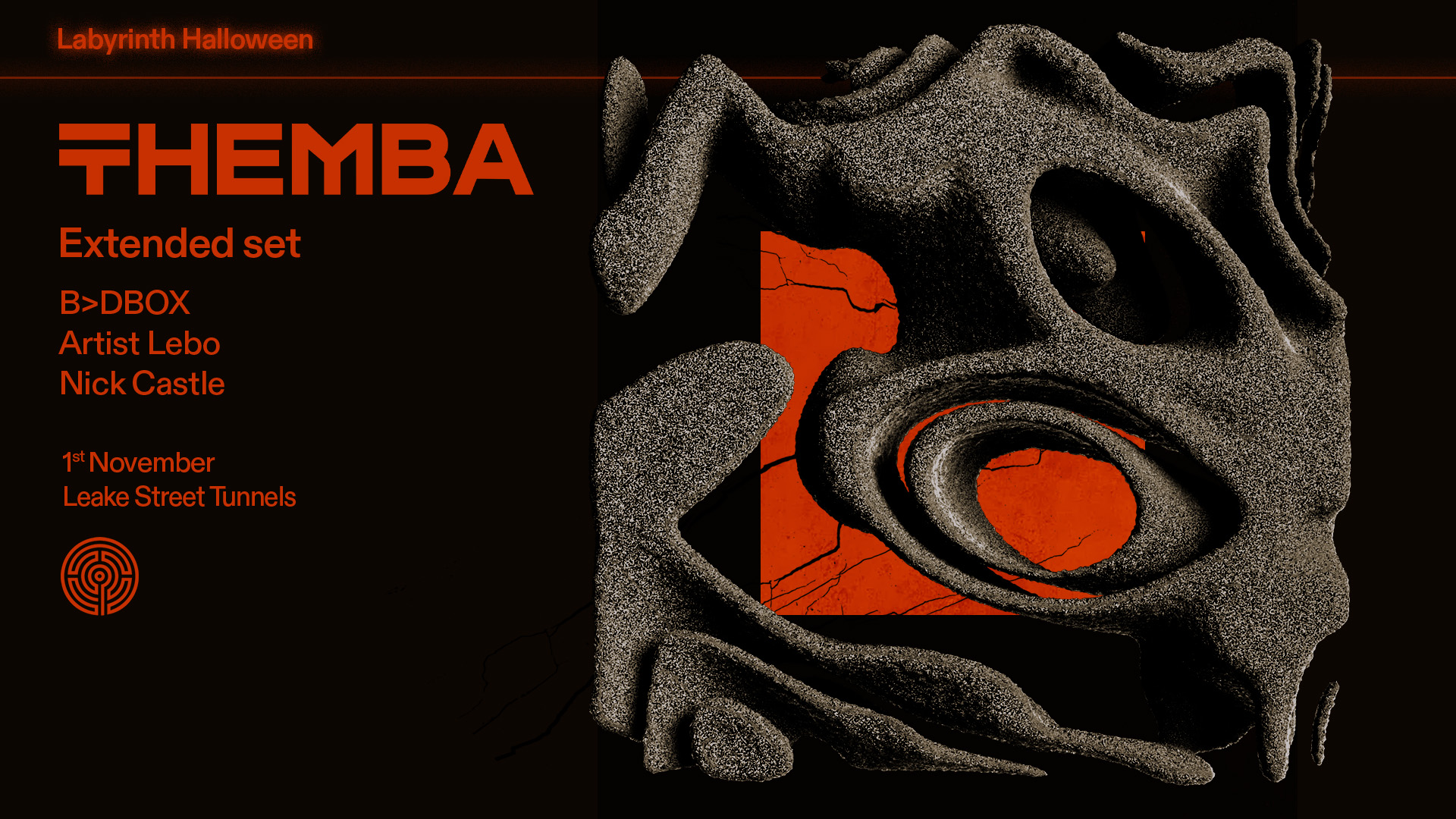Labyrinth Halloween: THEMBA extended set  - 26 Leake Street - 01 Nov 2025