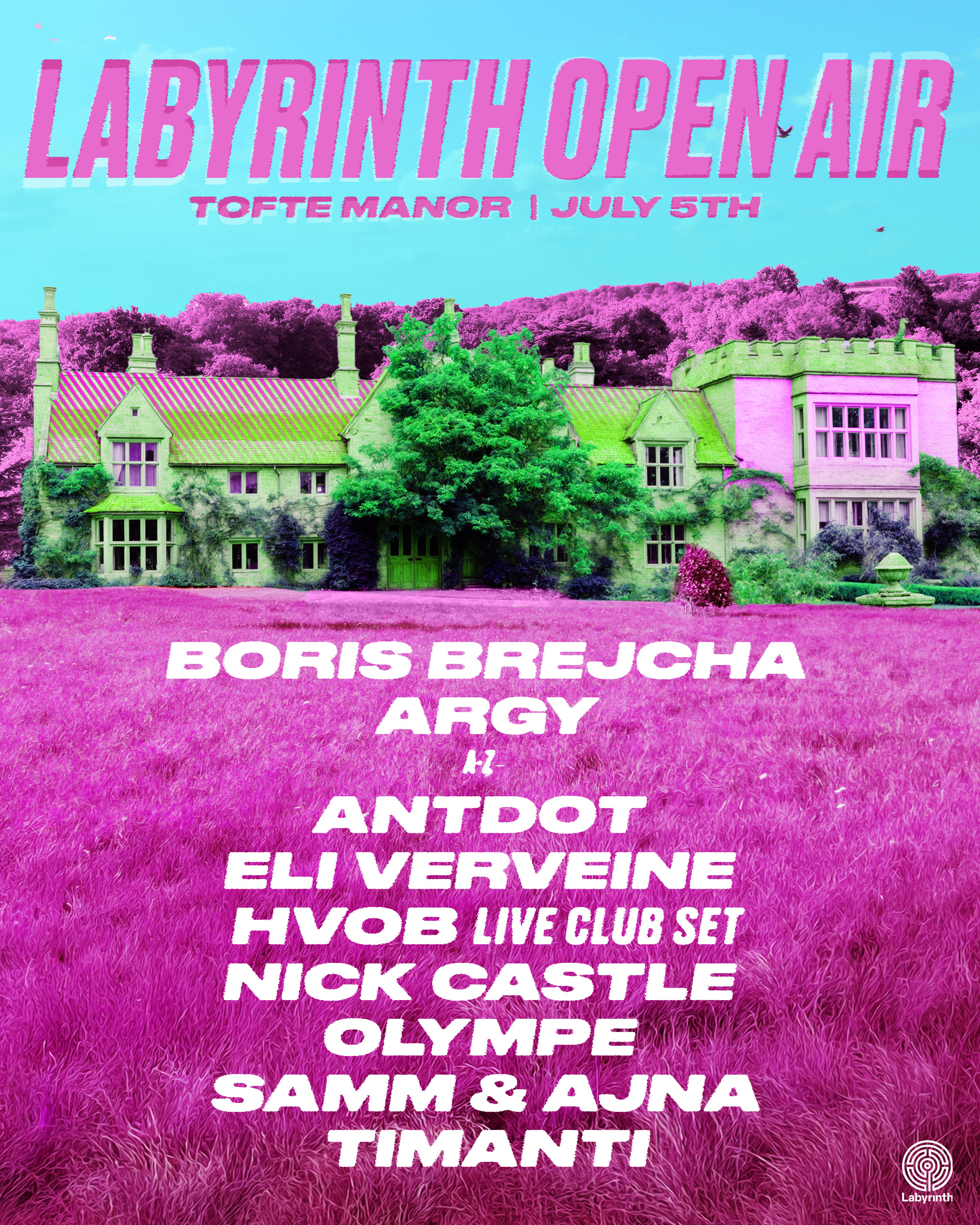 05.07 Labyrinth Open Air at Tofte Manor TICKETS