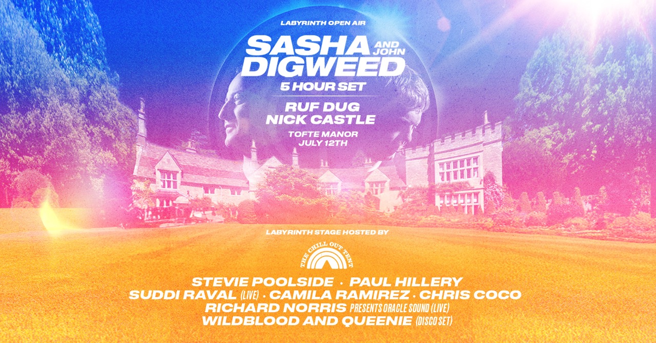 Sasha & John Digweed 5 hour set at Tofte Manor  - Tofte Manor - 12 Jul 2025