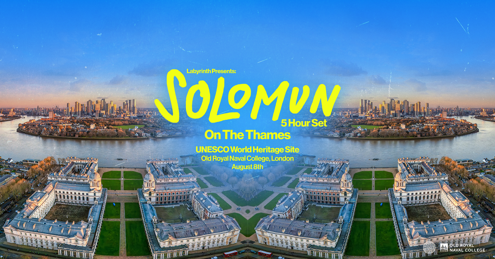 Solomun 5 Hours on the Thames - Old Royal Naval College - 08 Aug 2025