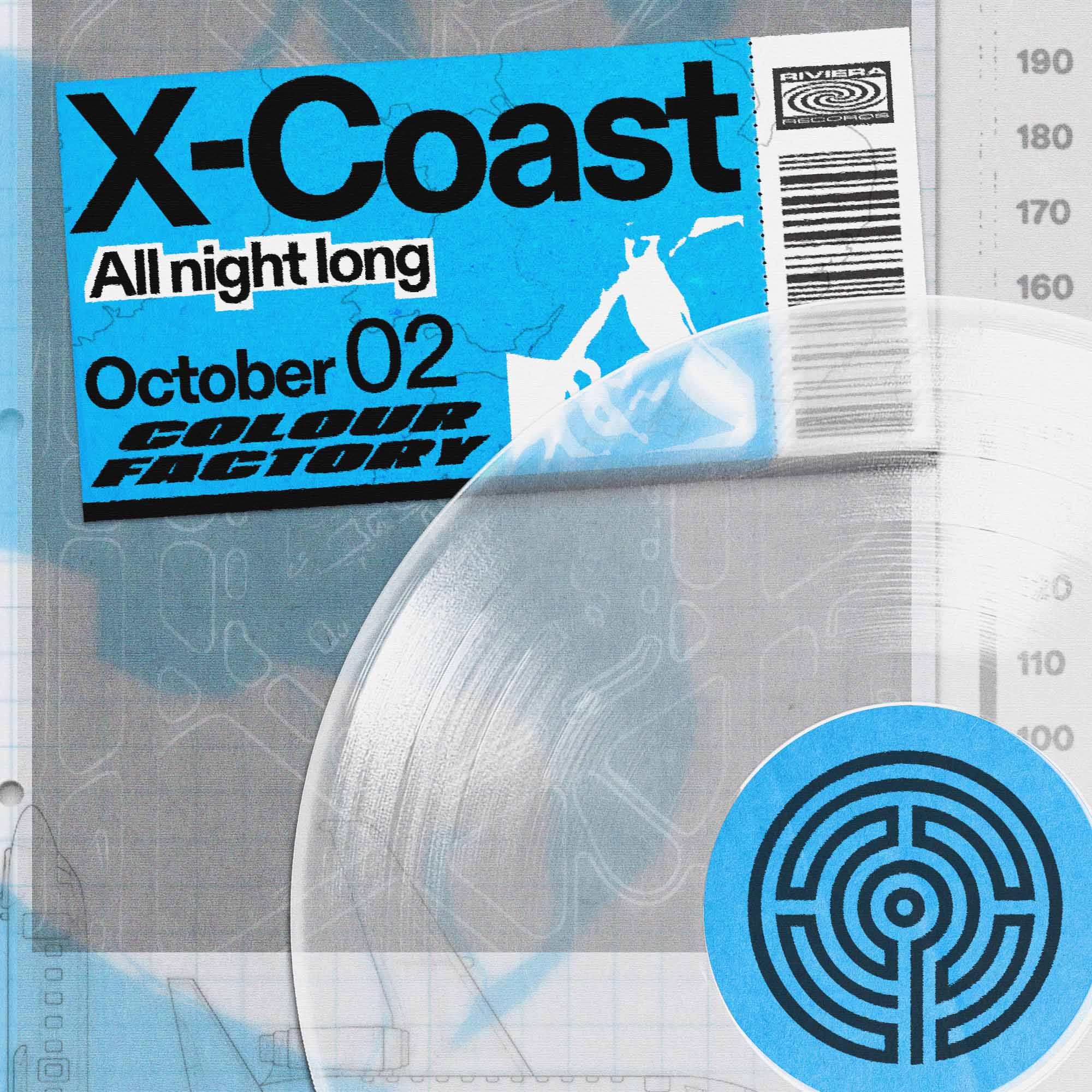 X-Coast All Night Long - Colour Factory - 02 Oct 2026