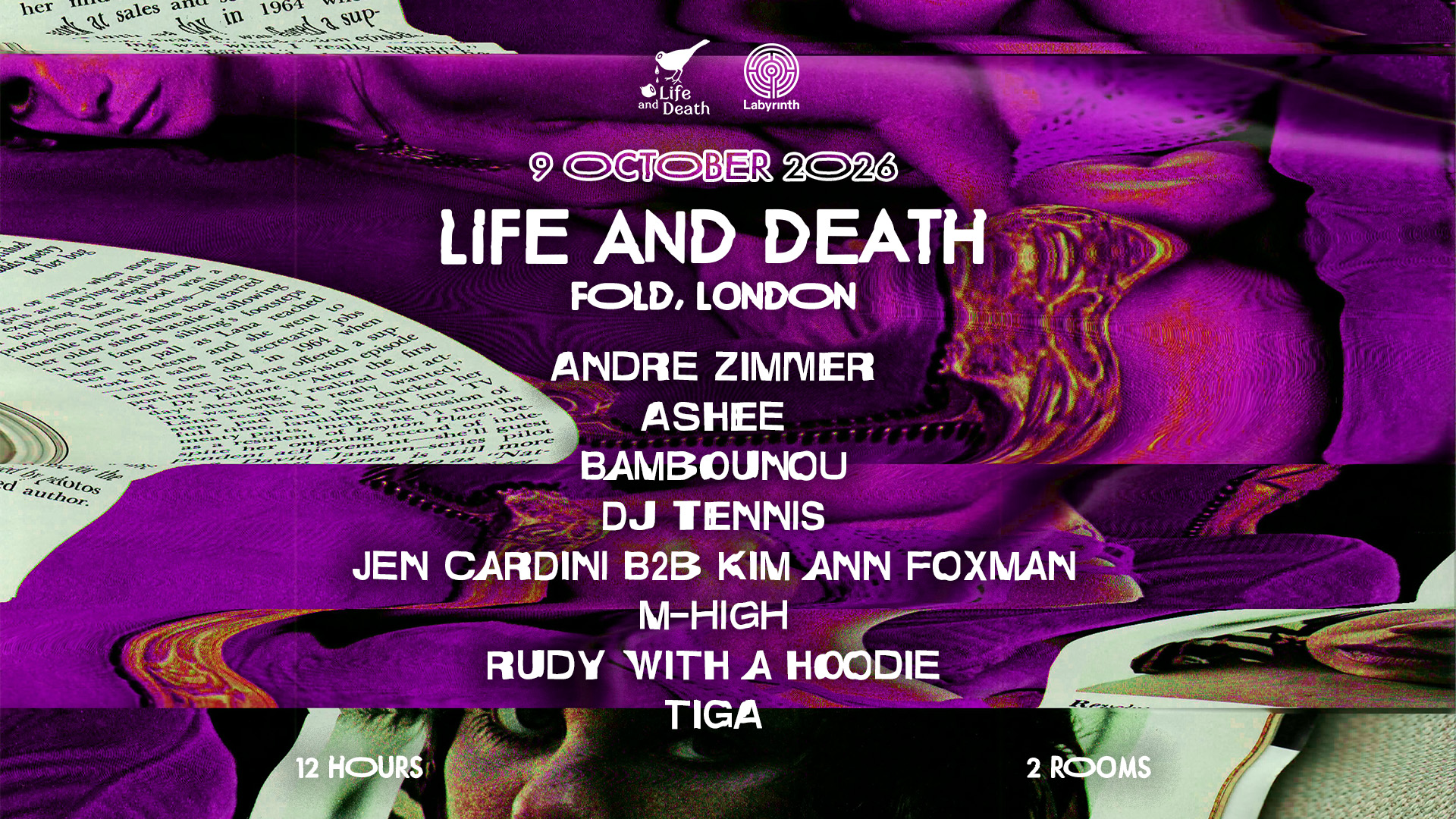 Life And Death 12 hours at FOLD - FOLD - 09 Oct 2026