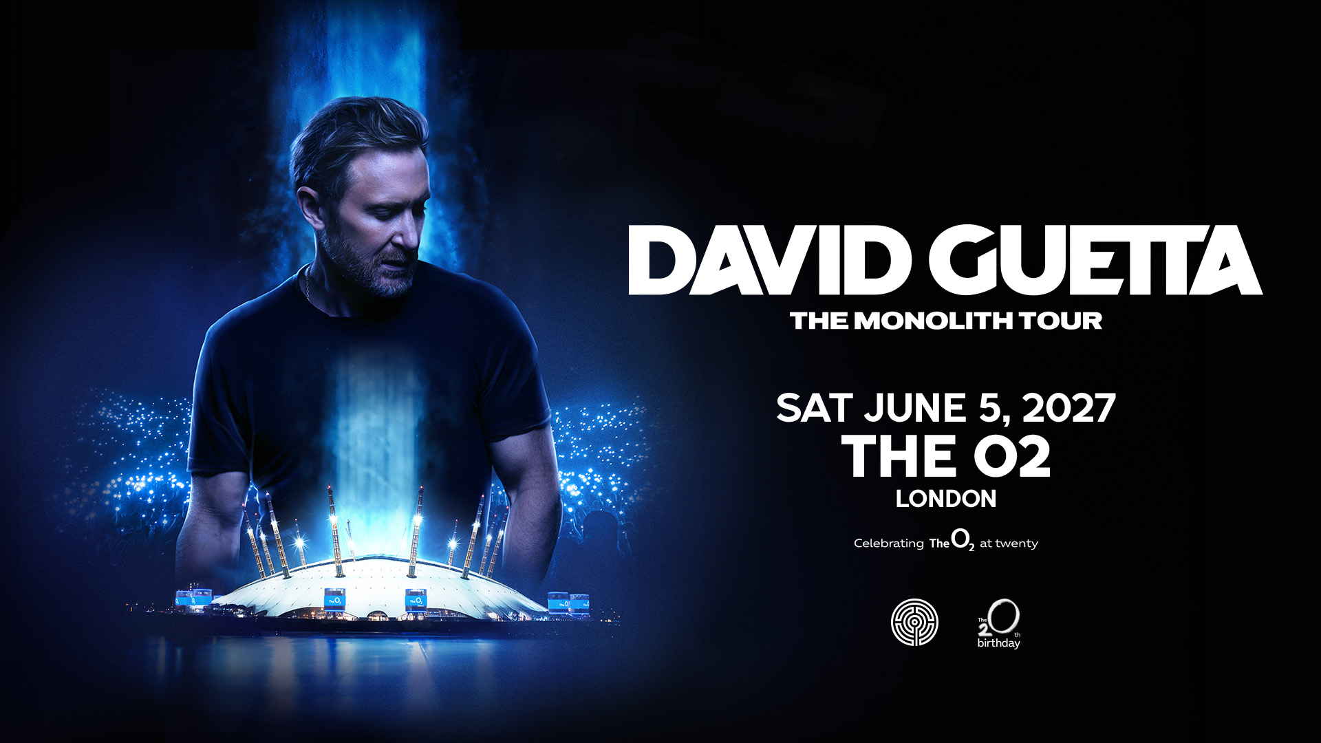 David Guetta Monolith Tour London - The O2, London - 05 Jun 2027