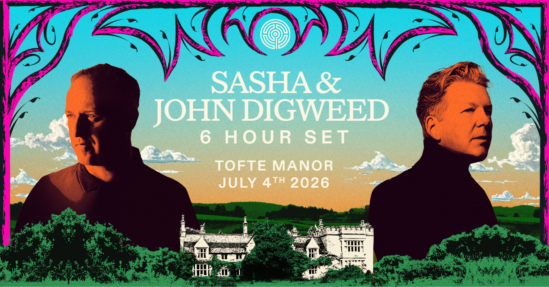 Sasha & John Digweed 6 hour set - Tofte Manor - 04 Jul 2026