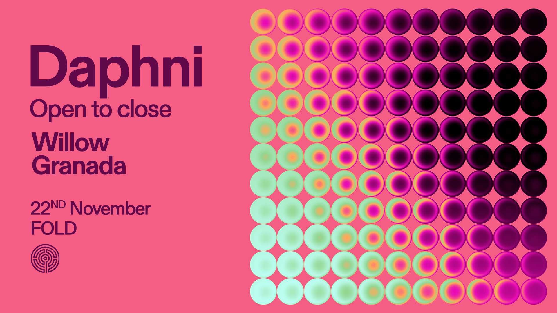 Daphni open to close at FOLD - FOLD - 22 Nov 2025