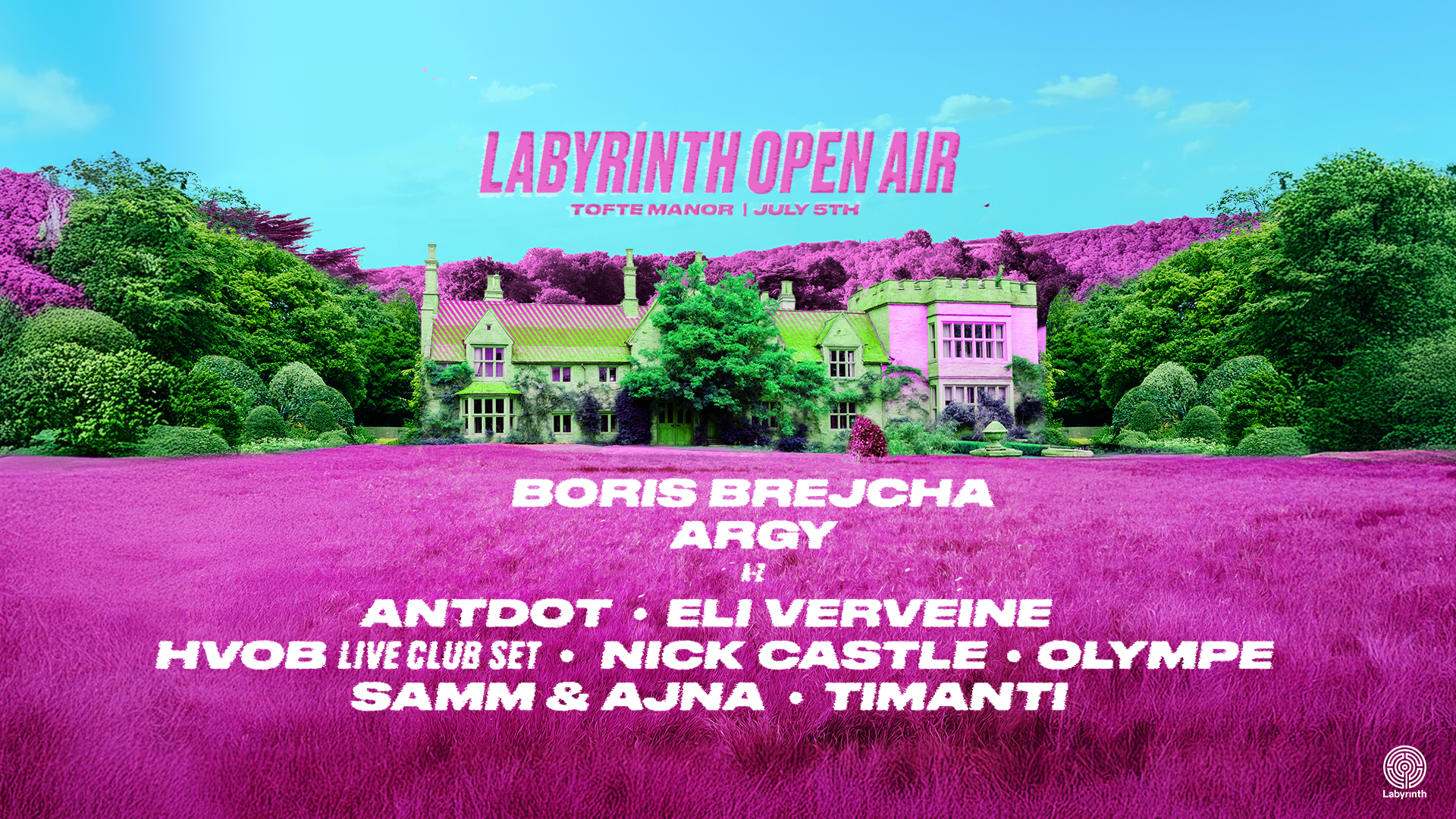 Labyrinth Open Air: Boris Brejcha, Argy, HVOB & more - Tofte Manor - 05 Jul 2025