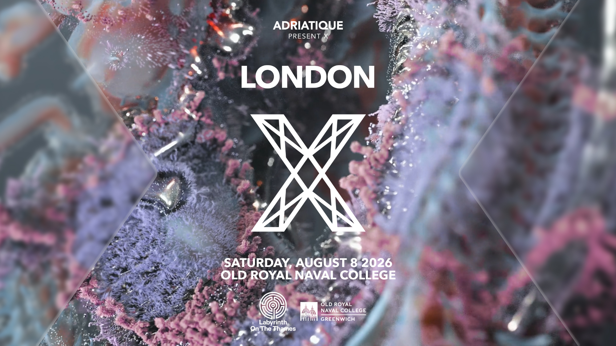 Adriatique present X on the Thames - Old Royal Naval College - 08 Aug 2026