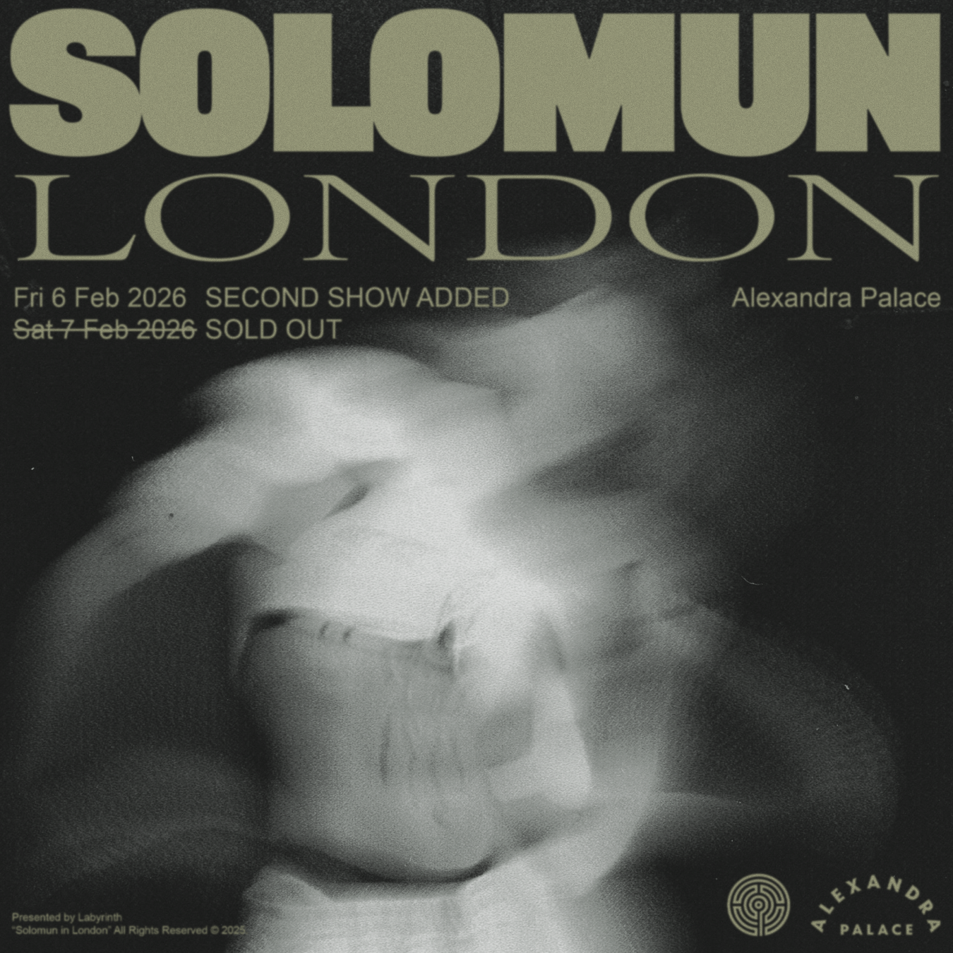 06.02 Solomun at Ally Pally 2ND DATE ADDED TICKETS