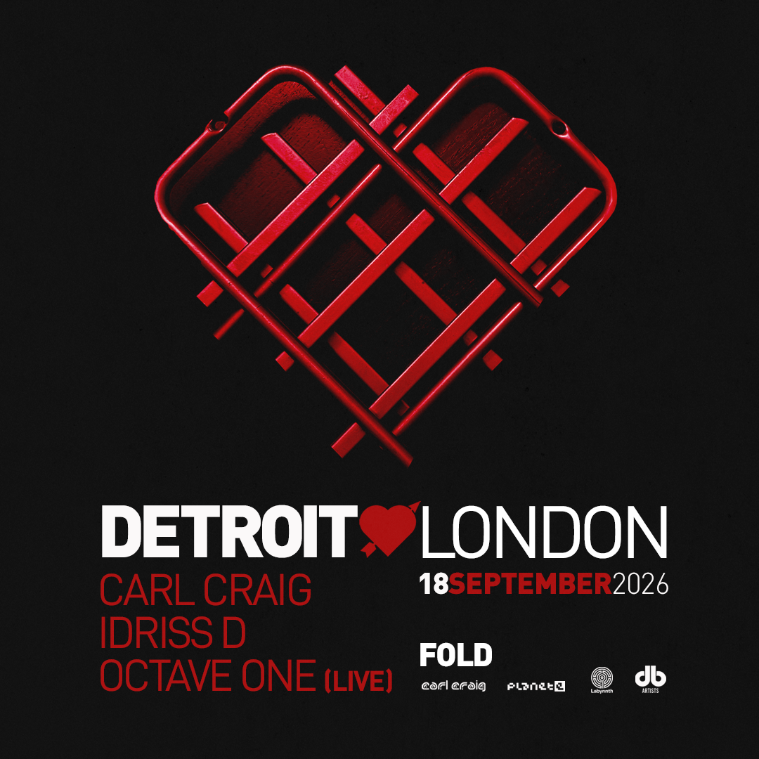 Detroit Love: Carl Craig, Octave One Live & Idriss D - FOLD - 18 Sep 2026