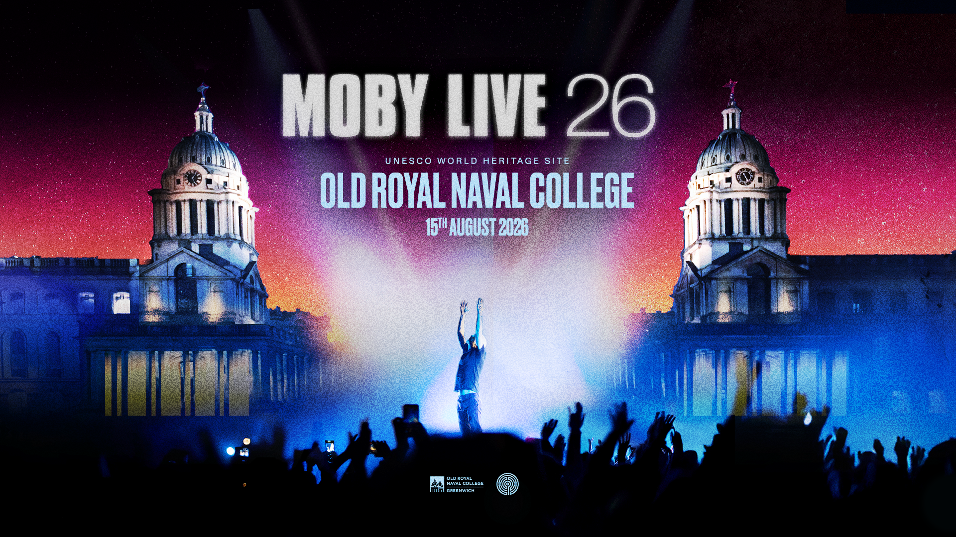 MOBY Live on the Thames - Old Royal Naval College - 15 Aug 2026