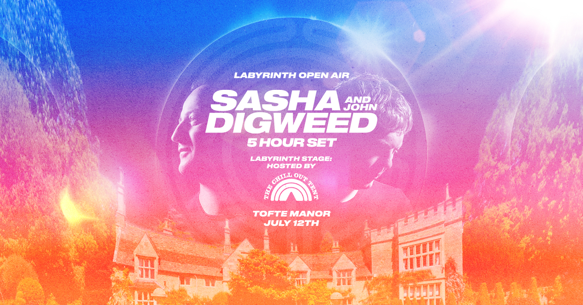 Sasha & John Digweed 5 hour set at Tofte Manor  - Tofte Manor - 12 Jul 2025