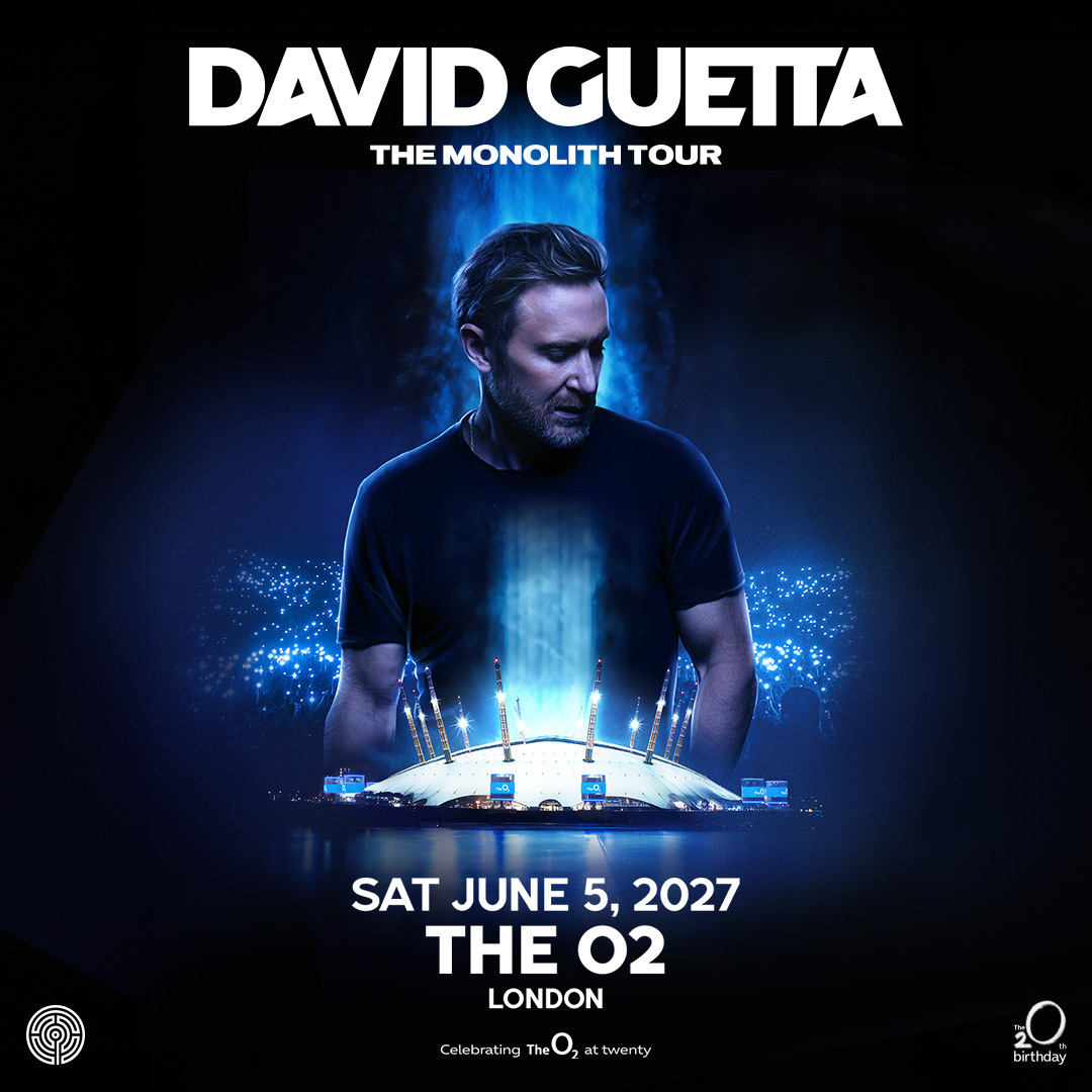David Guetta Monolith Tour London - The O2, London - 05 Jun 2027