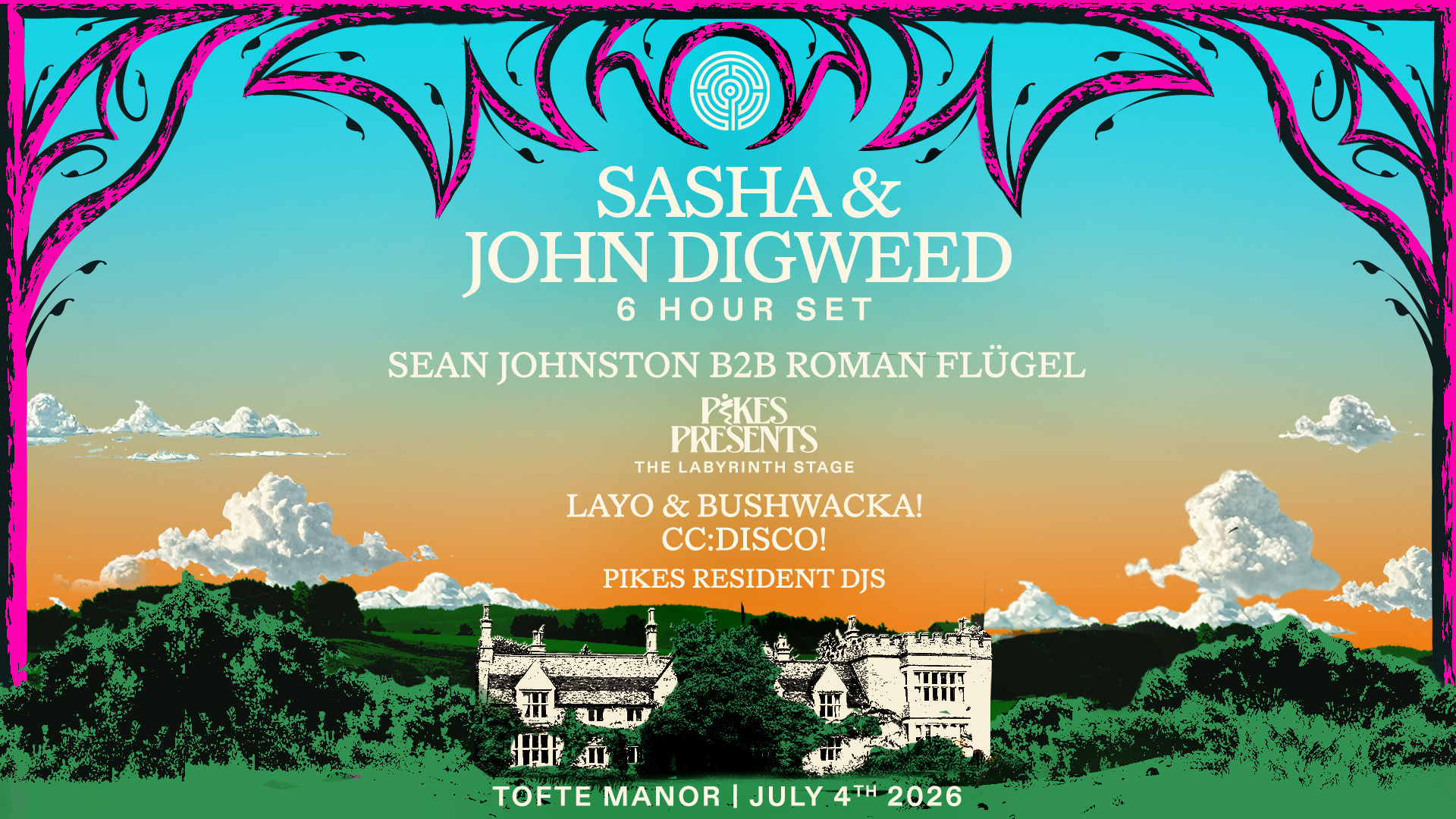 Sasha & John Digweed 6 hour set - Tofte Manor - 04 Jul 2026