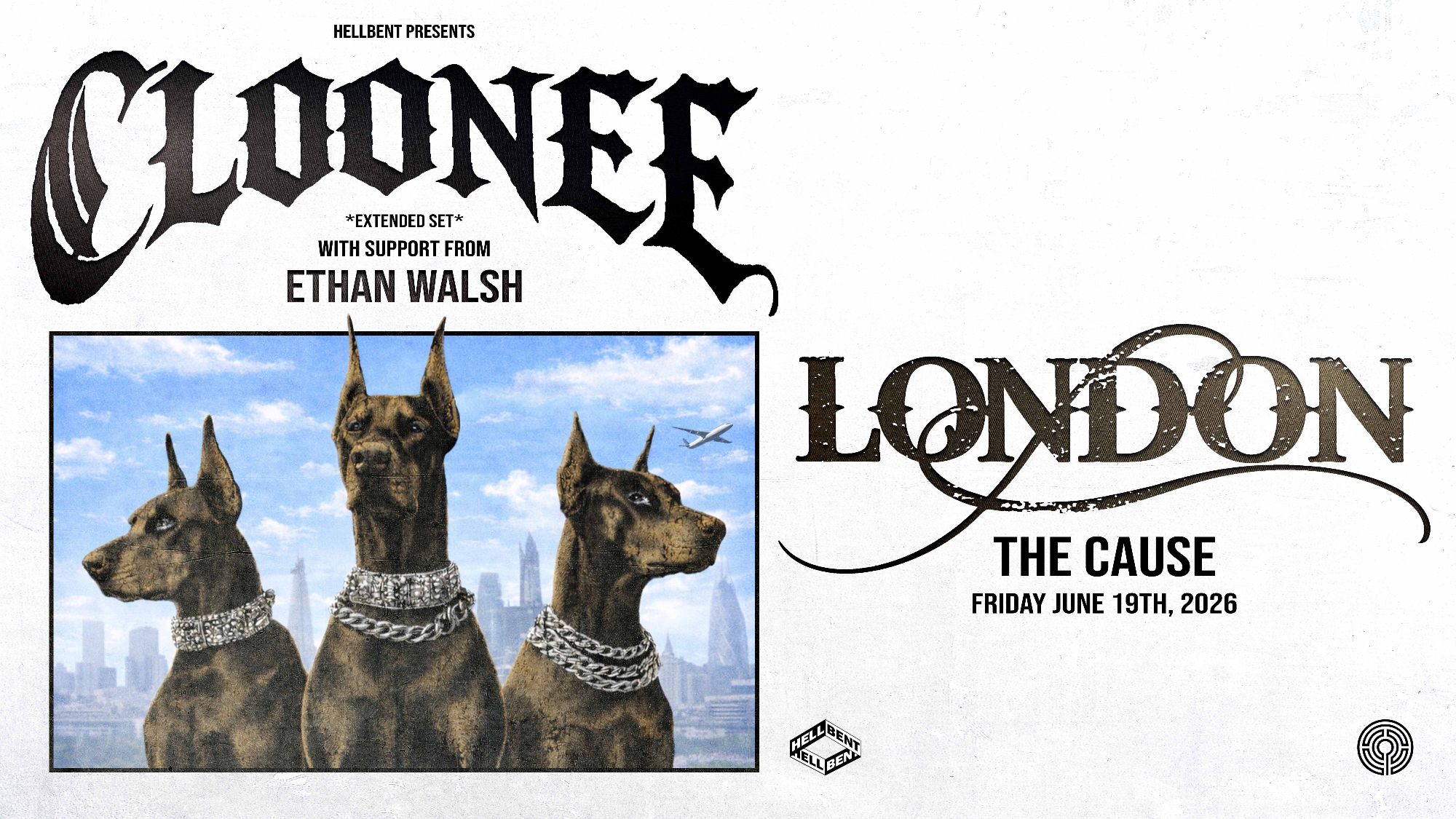 Cloonee presents Hellbent - The Cause - dock road - 19 Jun 2026